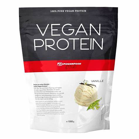 Powerfood Vegan Protein Vanilka 1000g – rostlinný protein
