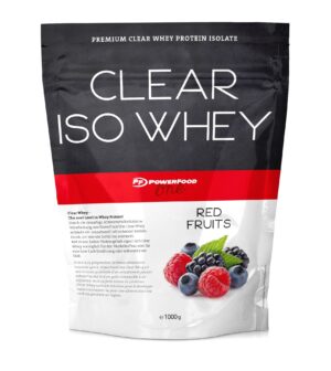 Powerfood Clear ISO Whey Lesní směs 1000g – syrovátkový izolát