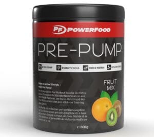 Balení PowerFood Pre-Pump Fruit Mix / ovoce 600 g