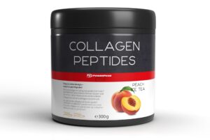 Powerfood Collagen Peptides Peach Ice Tea 300g – kolagen s Fortigel a Verisol