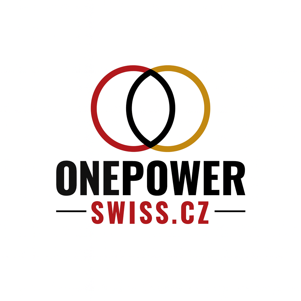 Logo OnePower-Swiss.cz – prémiové doplňky stravy